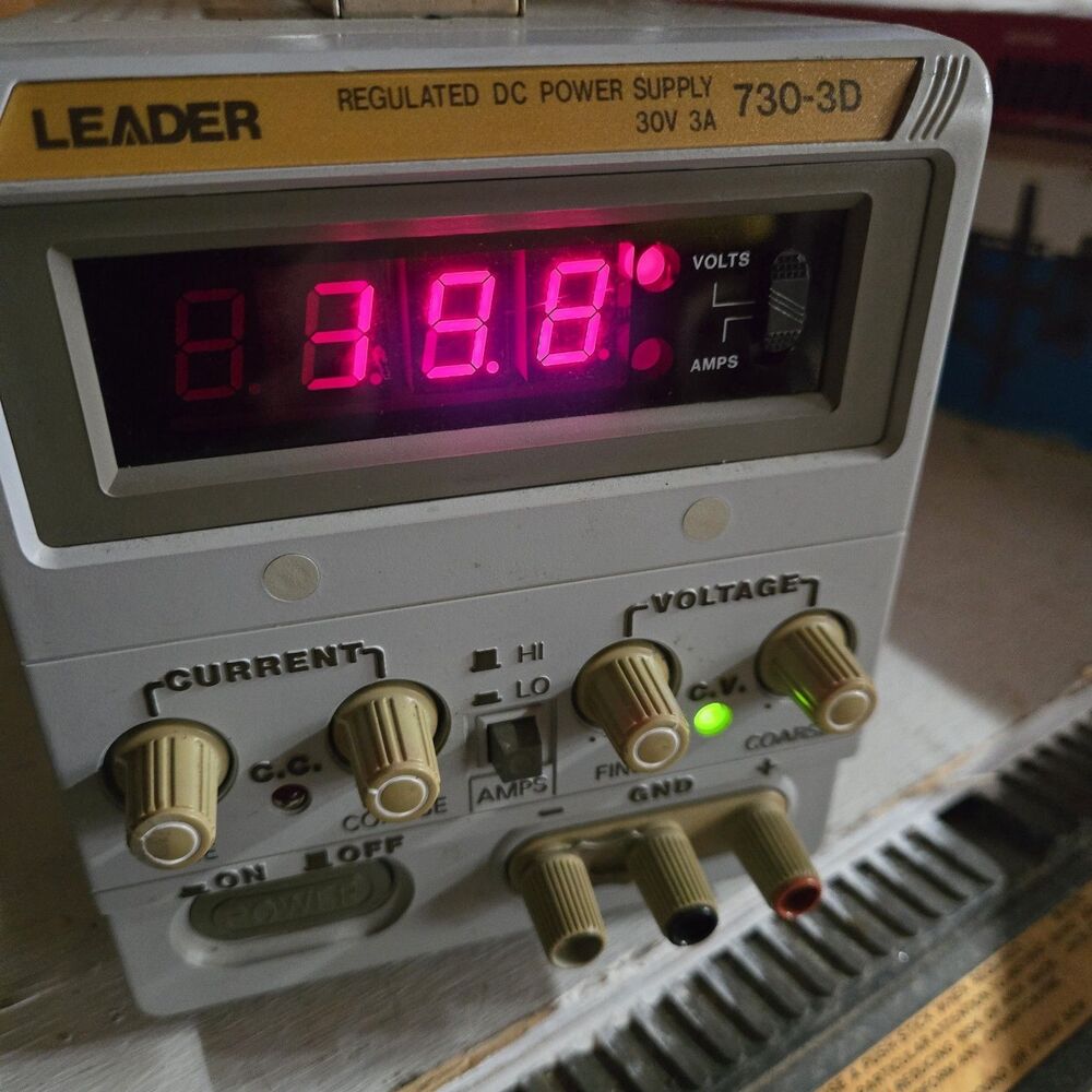 Leader 730-3D Regulated DC Power Supply (30V, 3A)